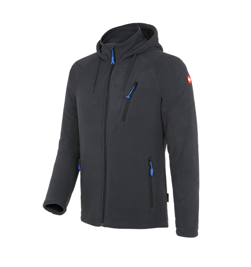 Work Jackets: Hooded fleece jacket e.s.motion 2020 + graphite 2