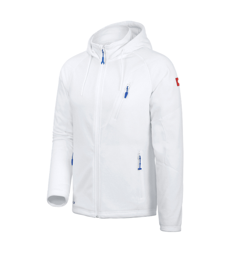 Plumbers / Installers: Hooded fleece jacket e.s.motion 2020 + white 1