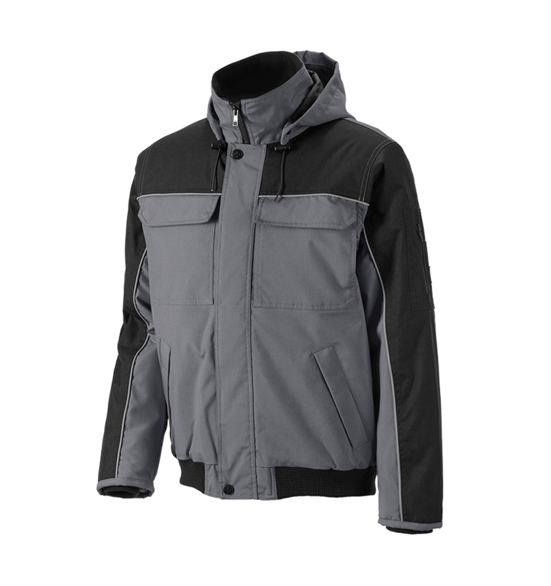 Work Jackets: Pilot jacket e.s.image  + grey/black 2