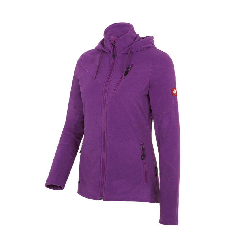 Topics: Hooded fleece jacket e.s.motion 2020, ladies' + violet