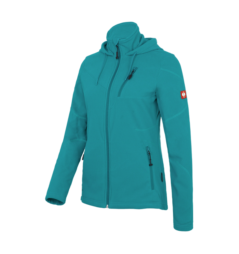 Work Jackets: Hooded fleece jacket e.s.motion 2020, ladies' + ocean 1