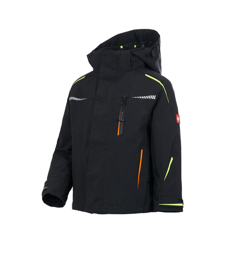 Topics: 3 in 1 functional jacket e.s.motion 2020,  childr. + black/high-vis yellow/high-vis orange