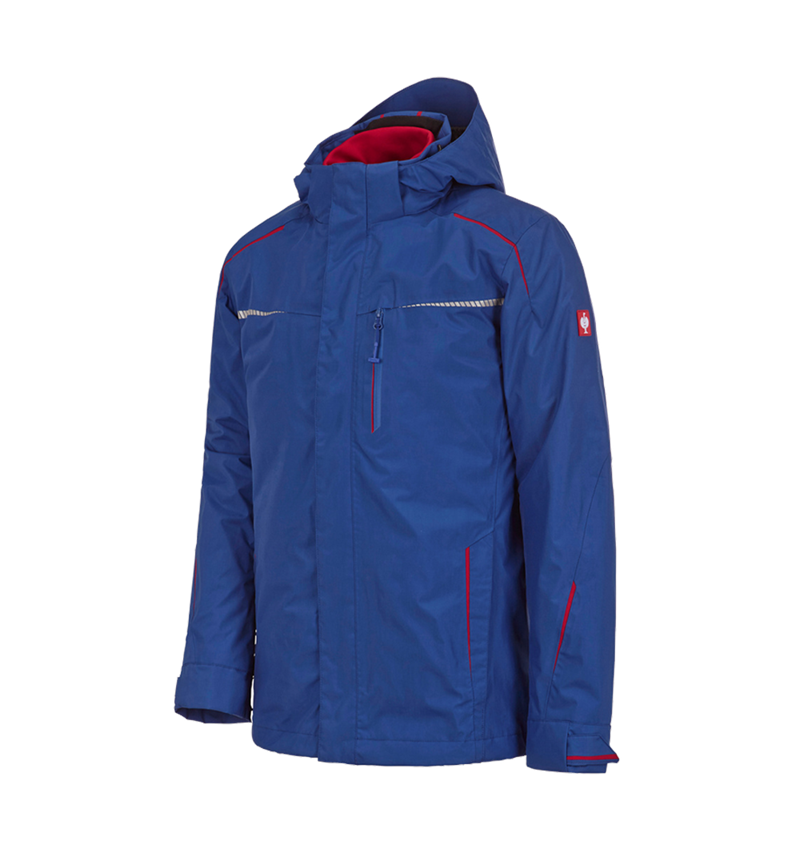 Plumbers / Installers: 3 in 1 functional jacket e.s.motion 2020, men's + royal/fiery red 2