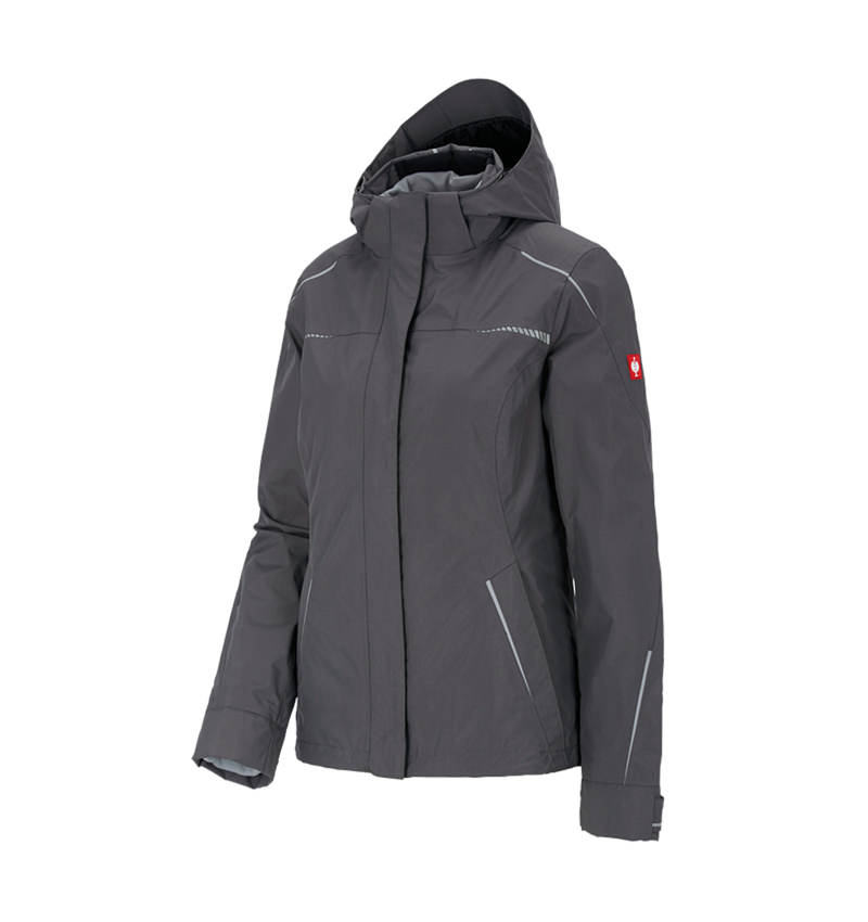 Gardening / Forestry / Farming: 3 in 1 functional jacket e.s.motion 2020, ladies' + anthracite/platinum 2