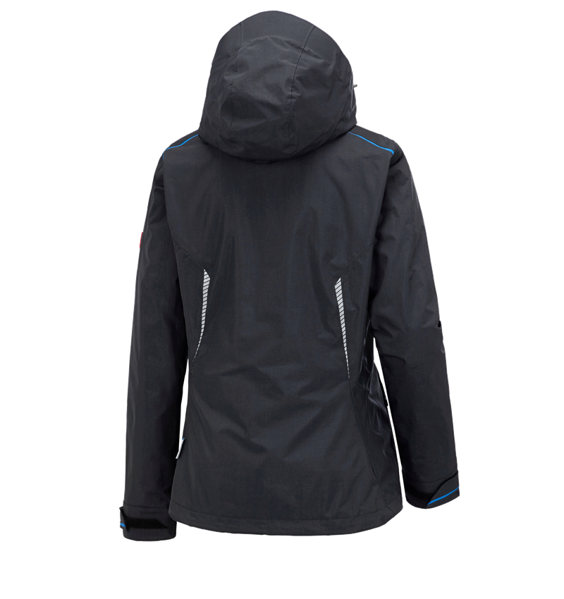 Cold: 3 in 1 functional jacket e.s.motion 2020, ladies' + graphite/gentianblue 3