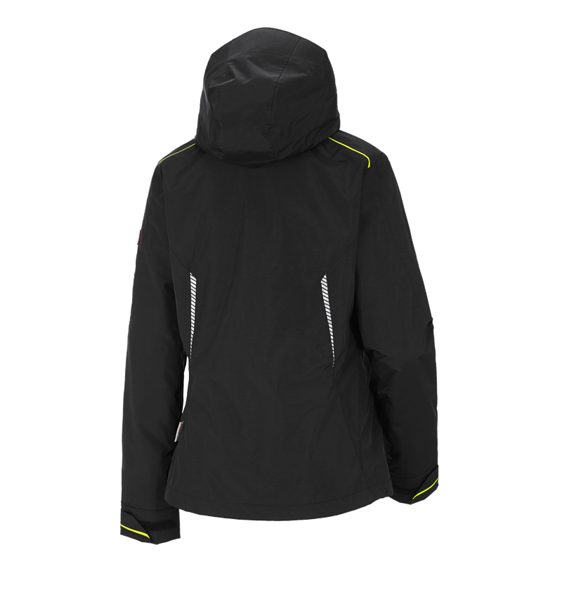 Cold: 3 in 1 functional jacket e.s.motion 2020, ladies' + black/high-vis yellow/high-vis orange 1