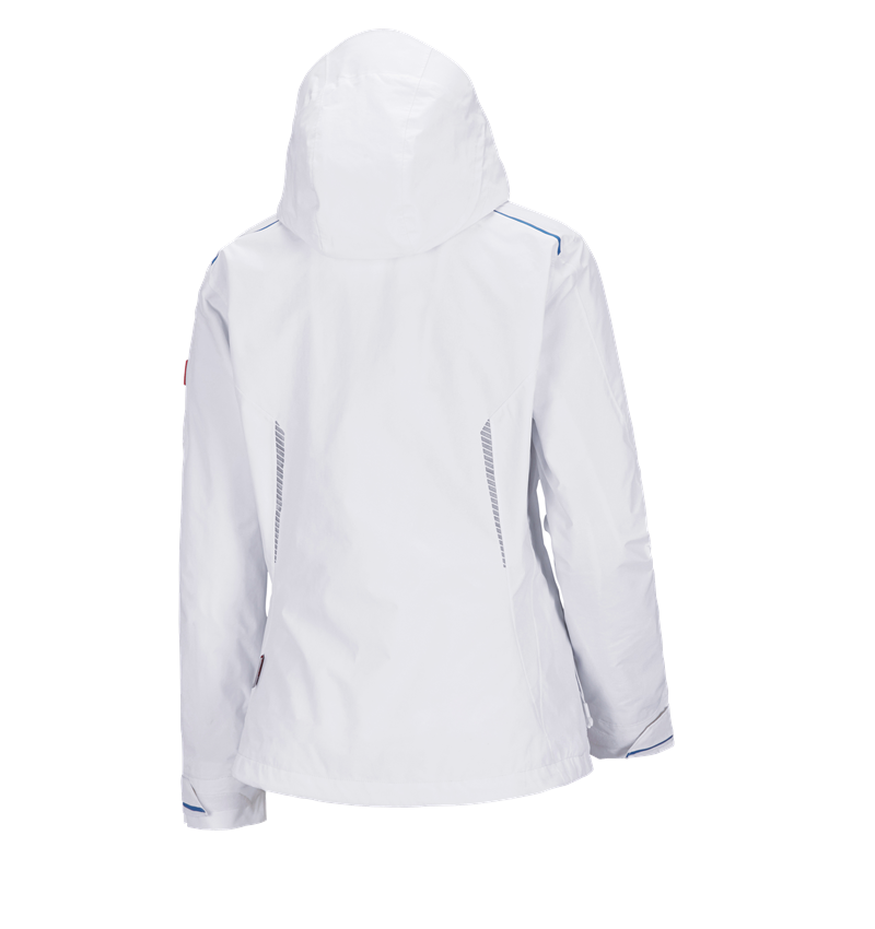 Gardening / Forestry / Farming: 3 in 1 functional jacket e.s.motion 2020, ladies' + white/gentianblue 3