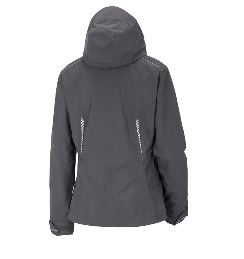Gardening / Forestry / Farming: 3 in 1 functional jacket e.s.motion 2020, ladies' + anthracite/platinum 3