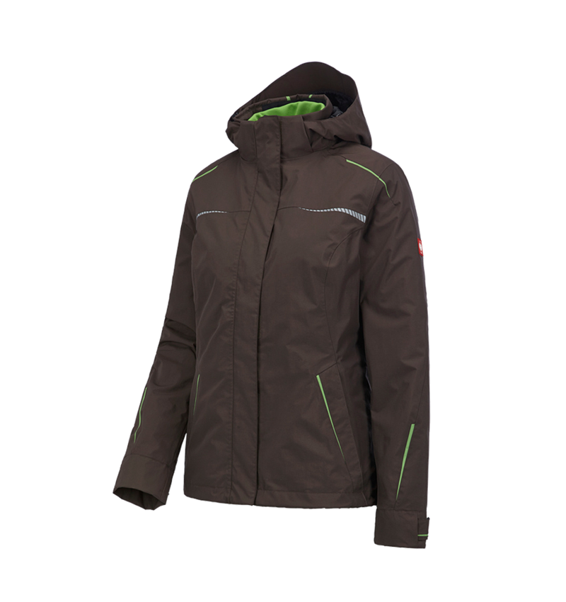 Gardening / Forestry / Farming: 3 in 1 functional jacket e.s.motion 2020, ladies' + chestnut/seagreen 2