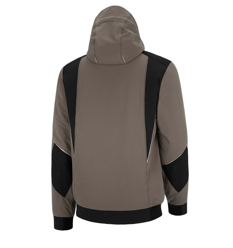 Work Jackets: Winter functional jacket e.s.dynashield + stone/black 3