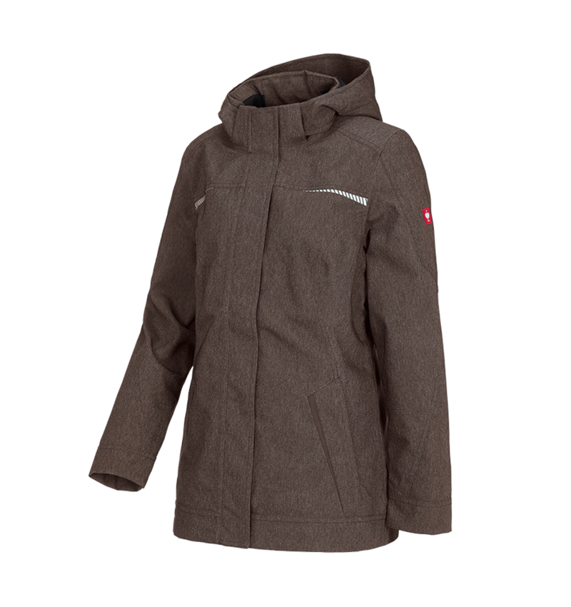 Work Jackets: Functional jacket e.s.motion denim, ladies' + chestnut