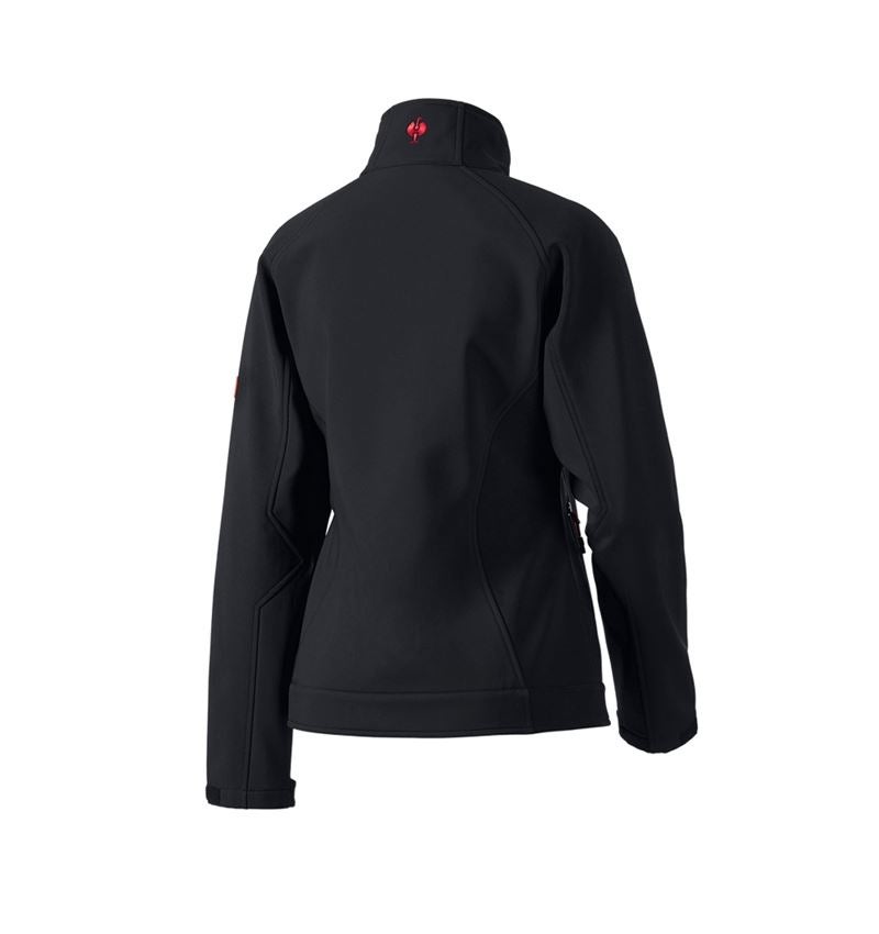 Work Jackets: Ladies' softshell jacket dryplexx® softlight + black 3