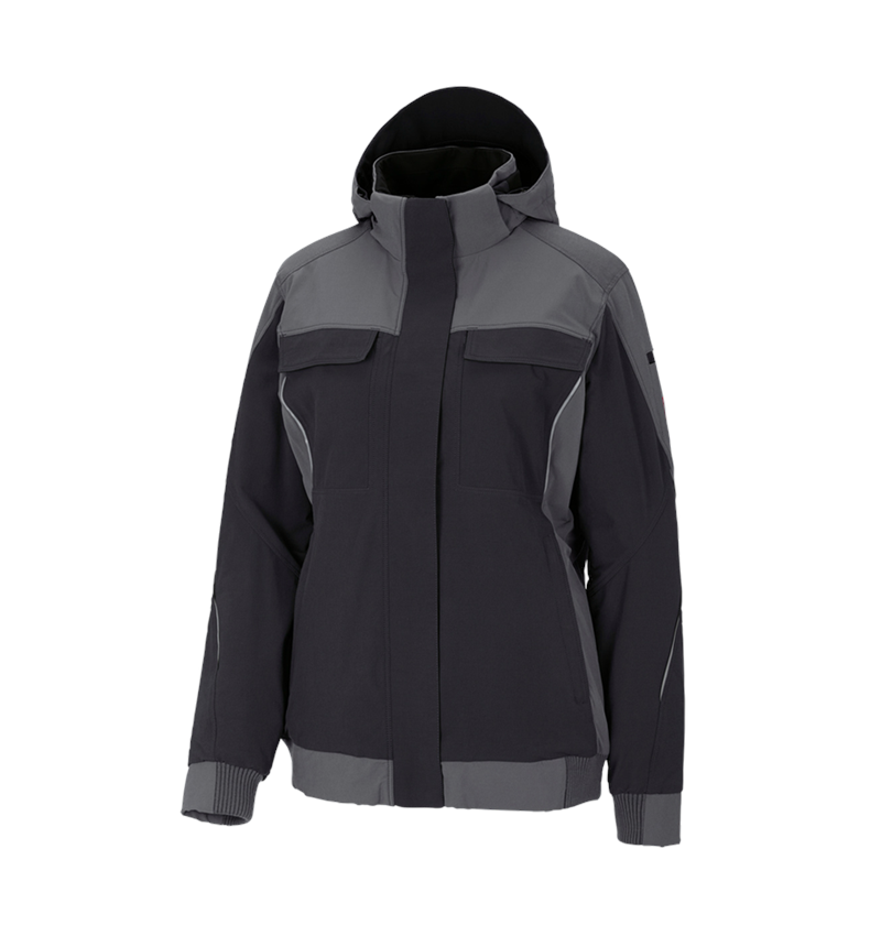 Gardening / Forestry / Farming: Winter functional jacket e.s.dynashield, ladies' + cement/graphite 2