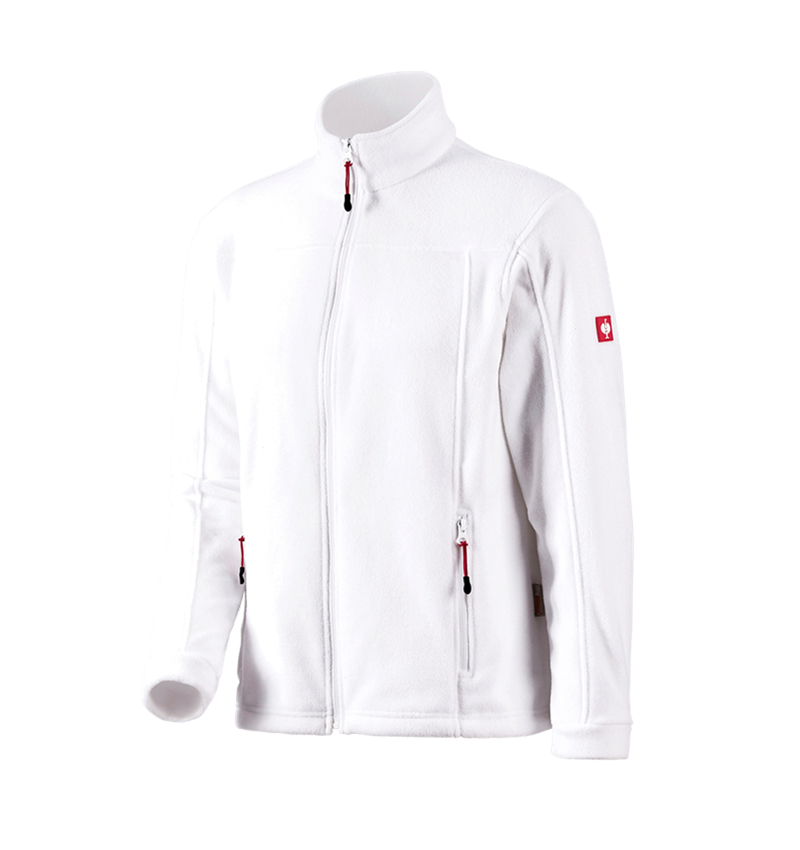 Work Jackets: Fleece jacket e.s.classic + white 2
