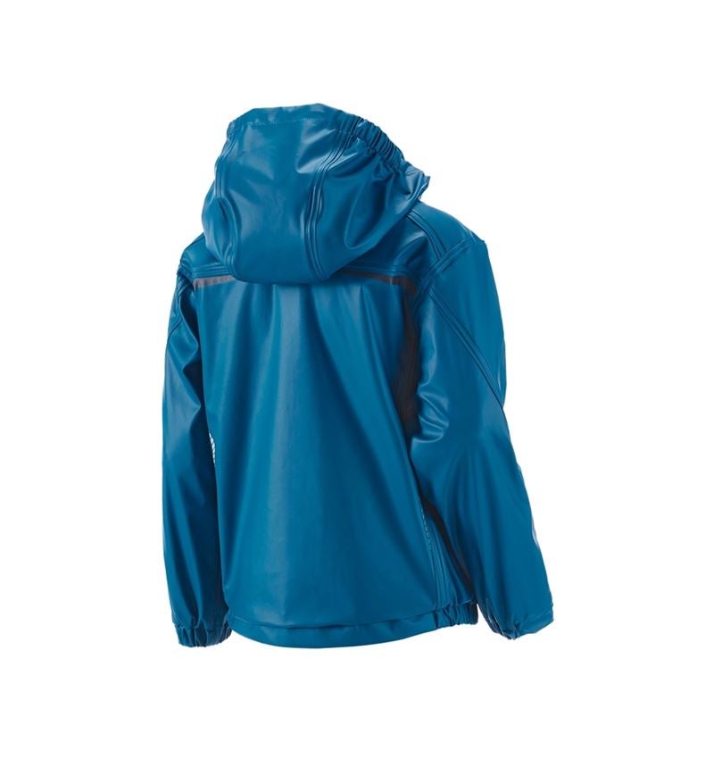 Jackets: Rain jacket e.s.motion 2020 superflex, children's + atoll/navy 3
