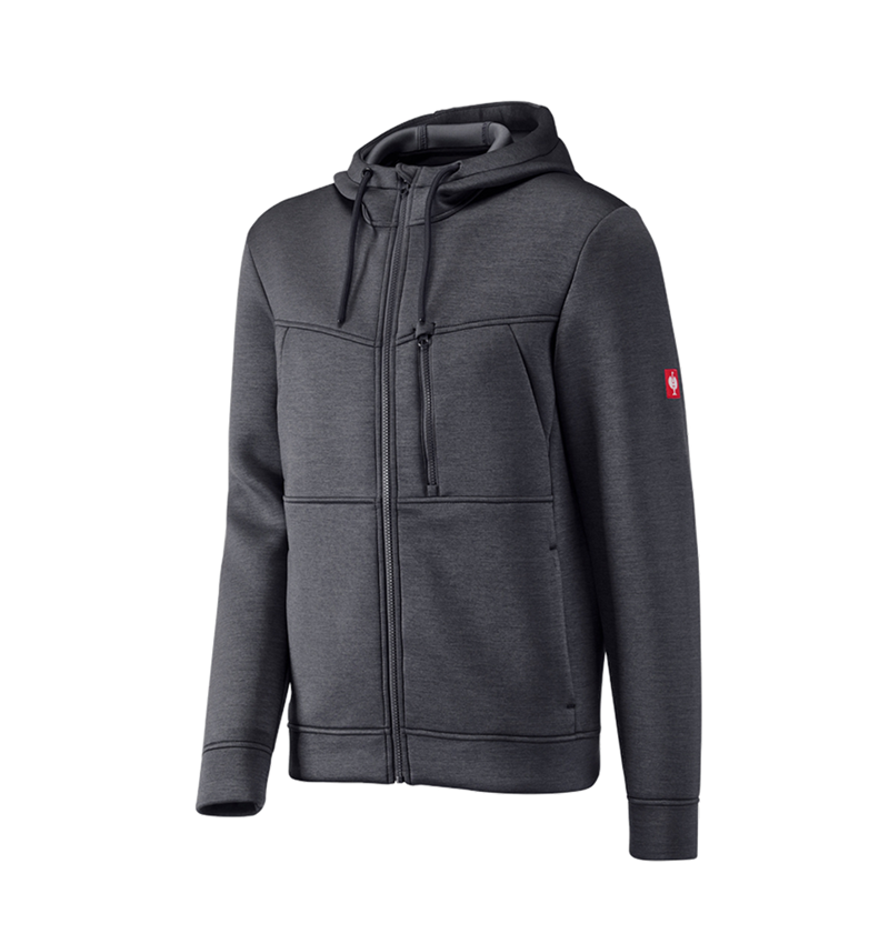 Joiners / Carpenters: Hooded jacket climafoam e.s.dynashield + anthracite melange 2