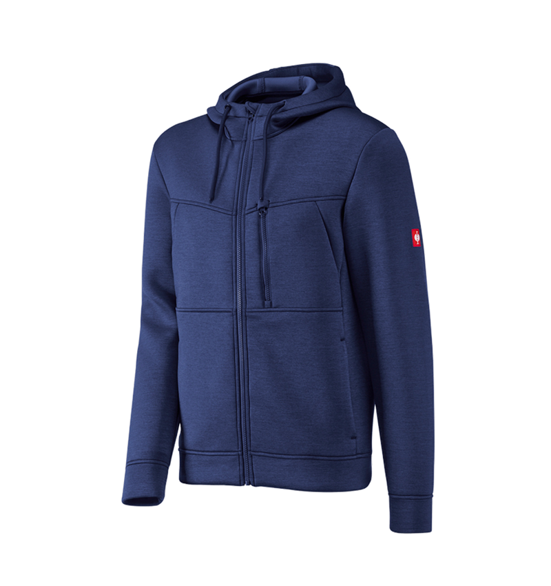 Joiners / Carpenters: Hooded jacket climafoam e.s.dynashield + pacific melange 3