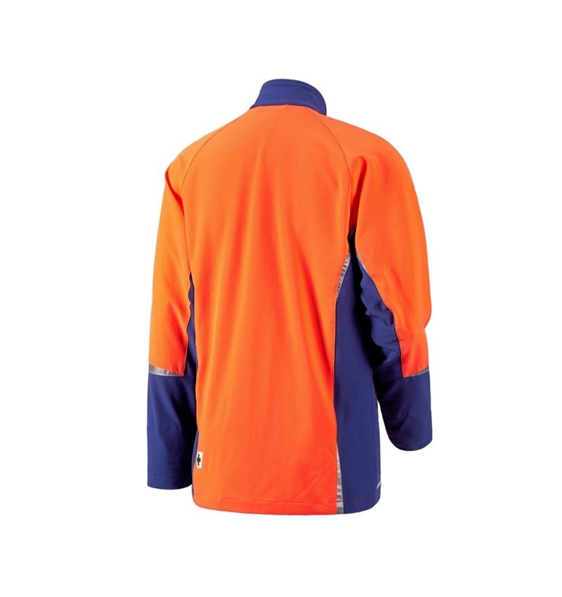 Gardening / Forestry / Farming: e.s. Forestry jacket, KWF + royal/high-vis orange 3