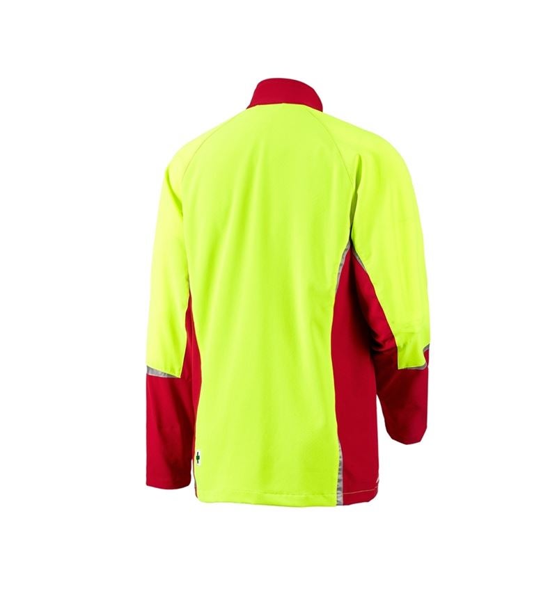 Gardening / Forestry / Farming: e.s. Forestry jacket, KWF + red/high-vis yellow 3