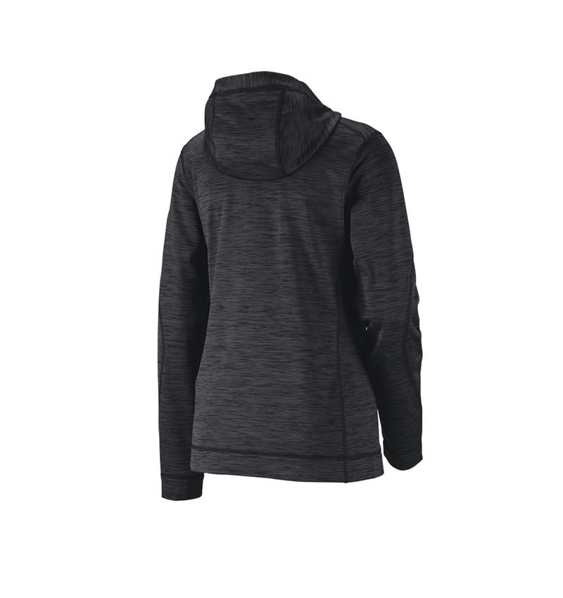 Plumbers / Installers: Hooded jacket isocell e.s.dynashield, ladies' + black melange 1
