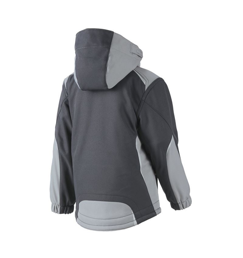 Topics: Children's softshell jacket e.s.motion + graphite/cement 3