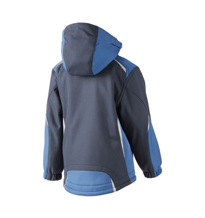 Cold: Children's softshell jacket e.s.motion + pacific/cobalt 3