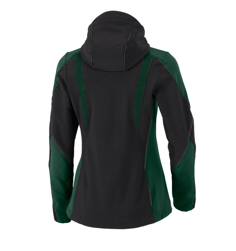 Plumbers / Installers: Softshell jacket e.s.vision, ladies' + black/green 3
