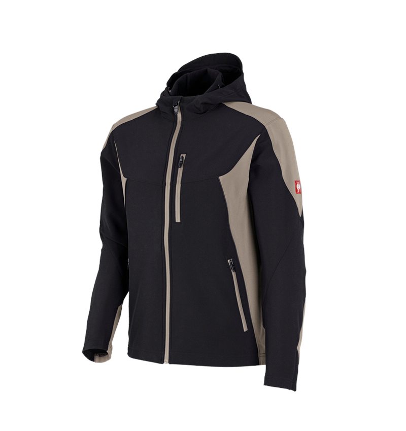 Plumbers / Installers: Softshell jacket e.s.vision + black/clay