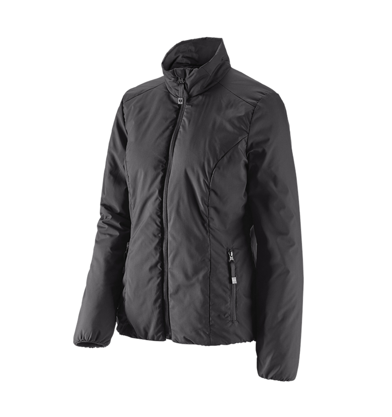 Work Jackets: e.s. Padded jacket CI, ladies' + black 2