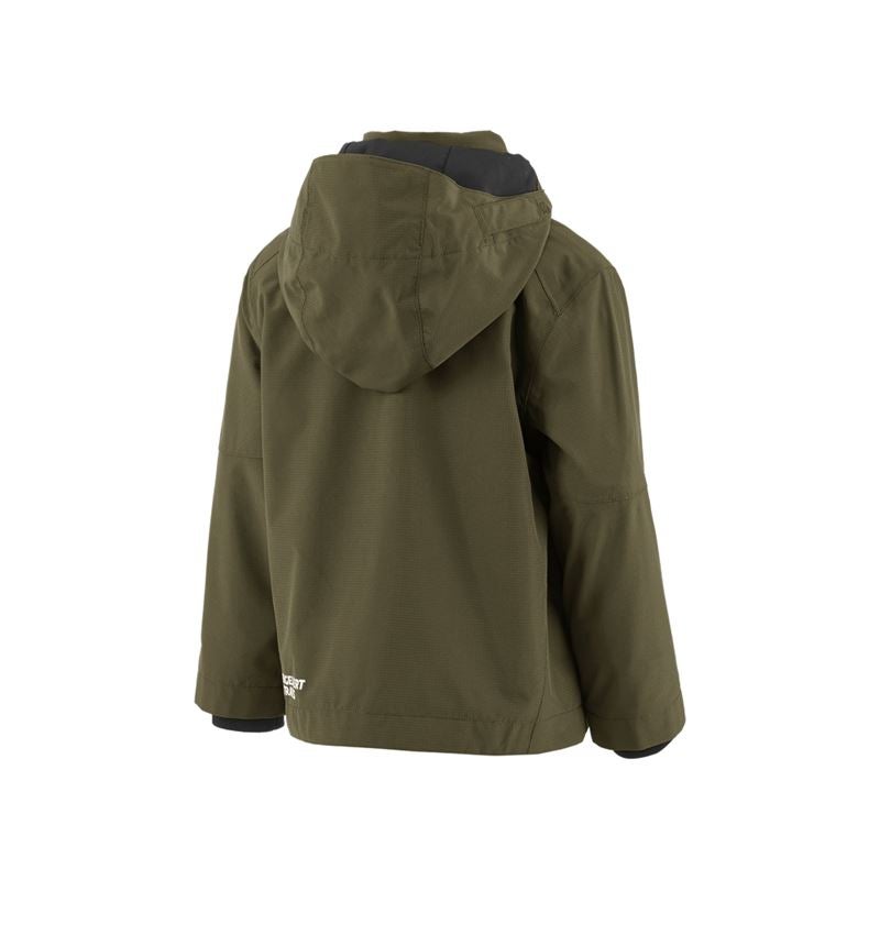Jackets: Rain jacket e.s.concrete, children's + mudgreen 3