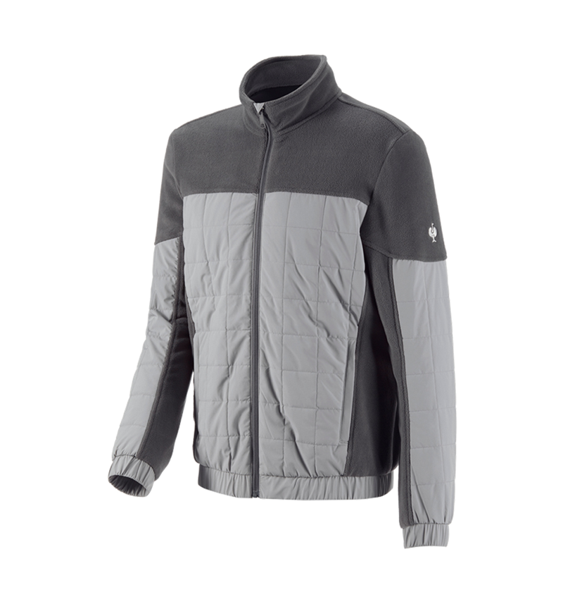 Topics: Hybrid fleece jacket e.s.concrete + anthracite/pearlgrey 2