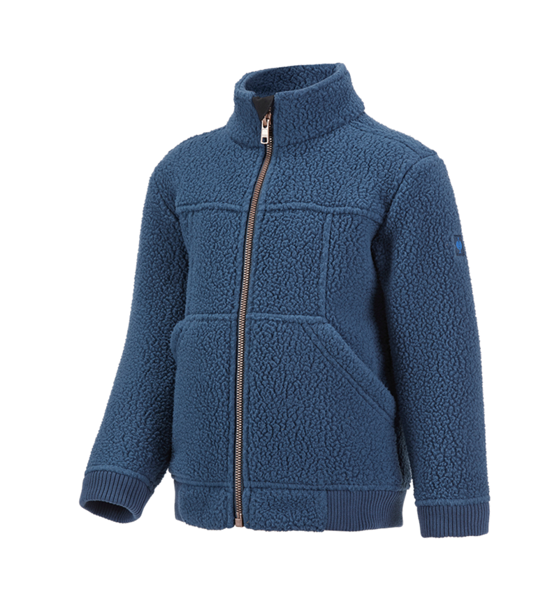 Topics: Faux fur jacket e.s.vintage, children's + arcticblue