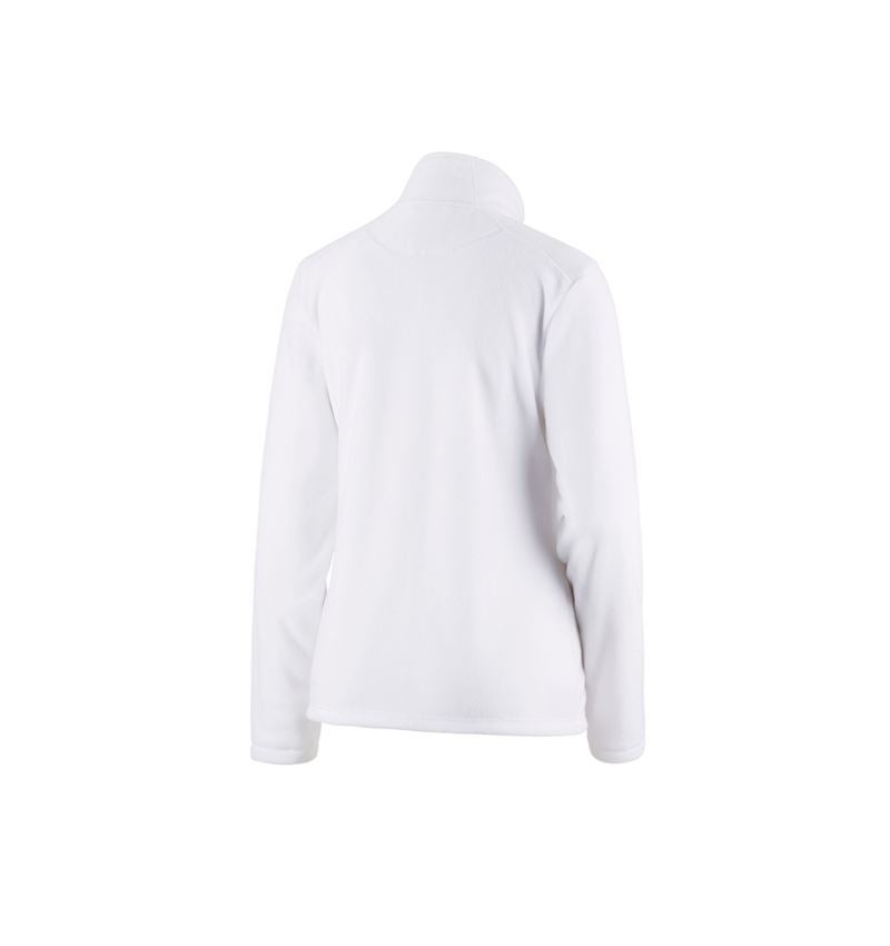 Work Jackets: e.s. Fleece jacket CI, ladies' + white 3