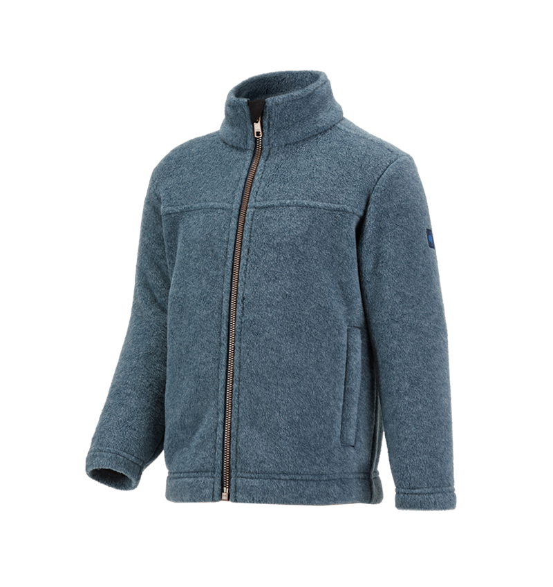 Jackets: Fleece jacket e.s.vintage, children's + arcticblue melange 2
