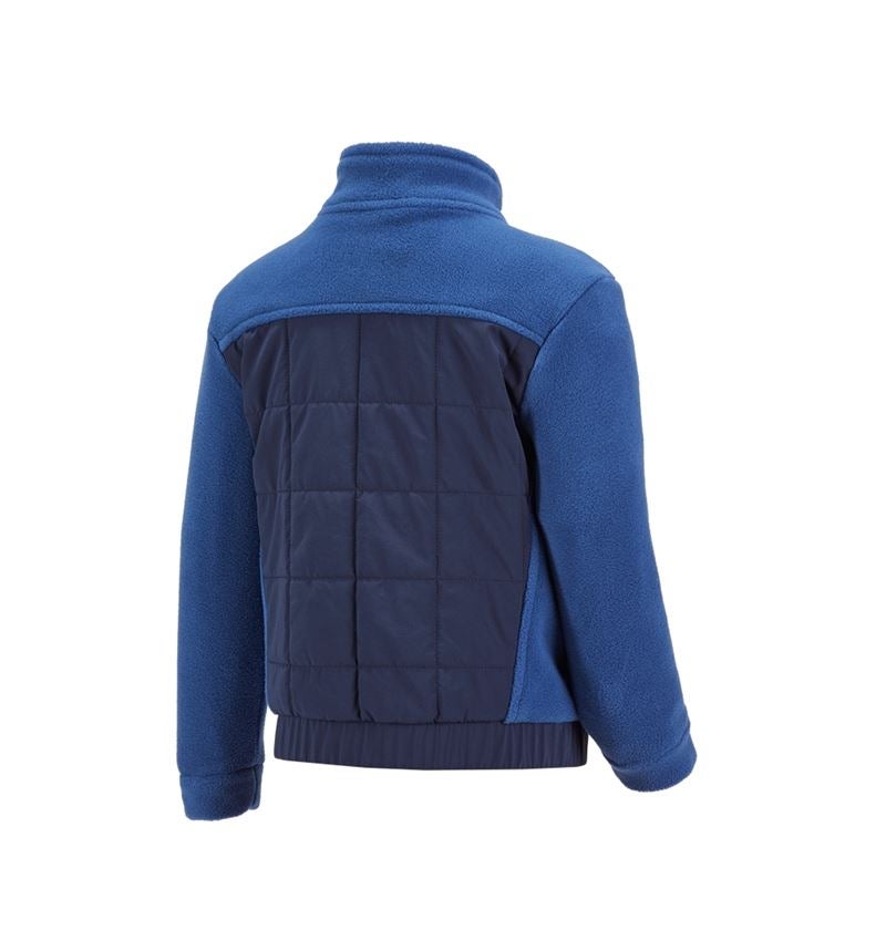 Topics: Hybrid fleece jacket e.s.concrete, children's + alkaliblue/deepblue 3