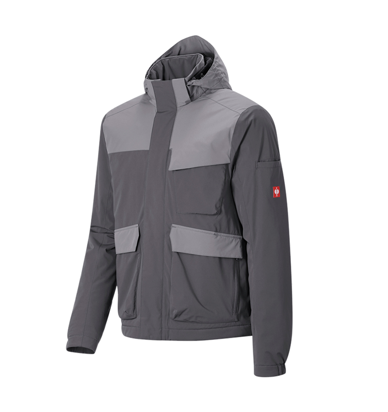 Work Jackets: Winter jacket e.s.trail pure + carbongrey/basaltgrey 4