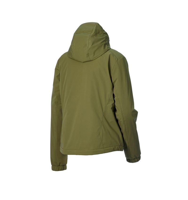 Work Jackets: Winter jacket e.s.trail, ladies' + junipergreen/limegreen 8