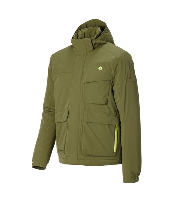 Clothing: Winter jacket e.s.trail + junipergreen/limegreen 5