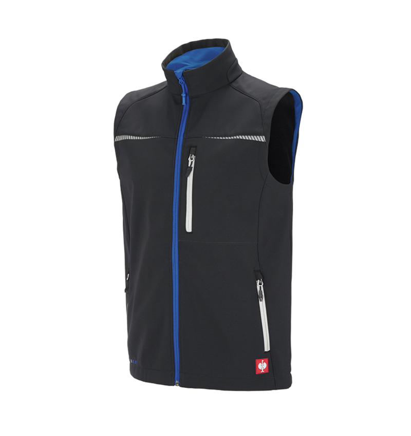 Joiners / Carpenters: Softshell bodywarmer e.s.motion 2020 + graphite/gentianblue 4