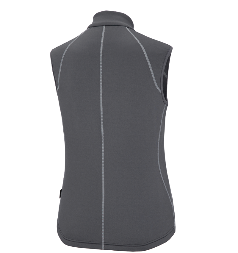 Work Body Warmer: Funct. bodyw. thermo stretch e.s.motion 2020,lad. + anthracite/platinum 3