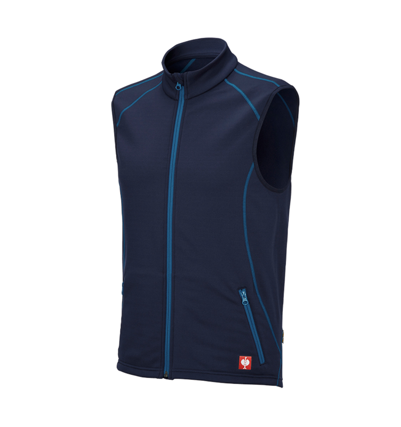 Plumbers / Installers: Function bodywarmer thermo stretch e.s.motion 2020 + navy/atoll 2