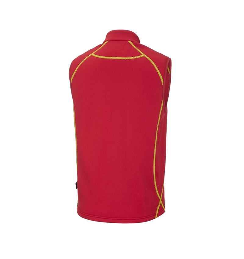 Plumbers / Installers: Function bodywarmer thermo stretch e.s.motion 2020 + fiery red/high-vis yellow 3