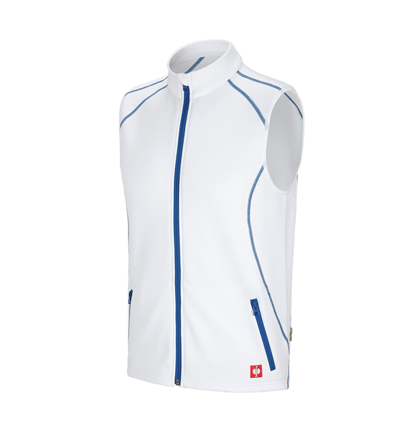 Plumbers / Installers: Function bodywarmer thermo stretch e.s.motion 2020 + white/gentianblue 3