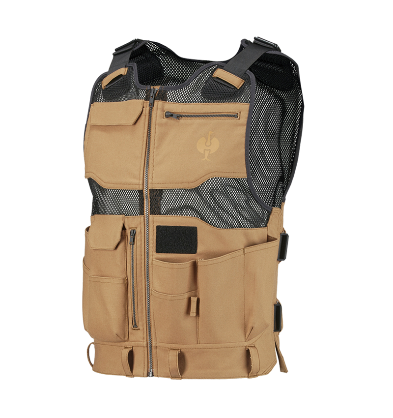 Work Body Warmer: Tool vest e.s.iconic + almondbrown/black 3
