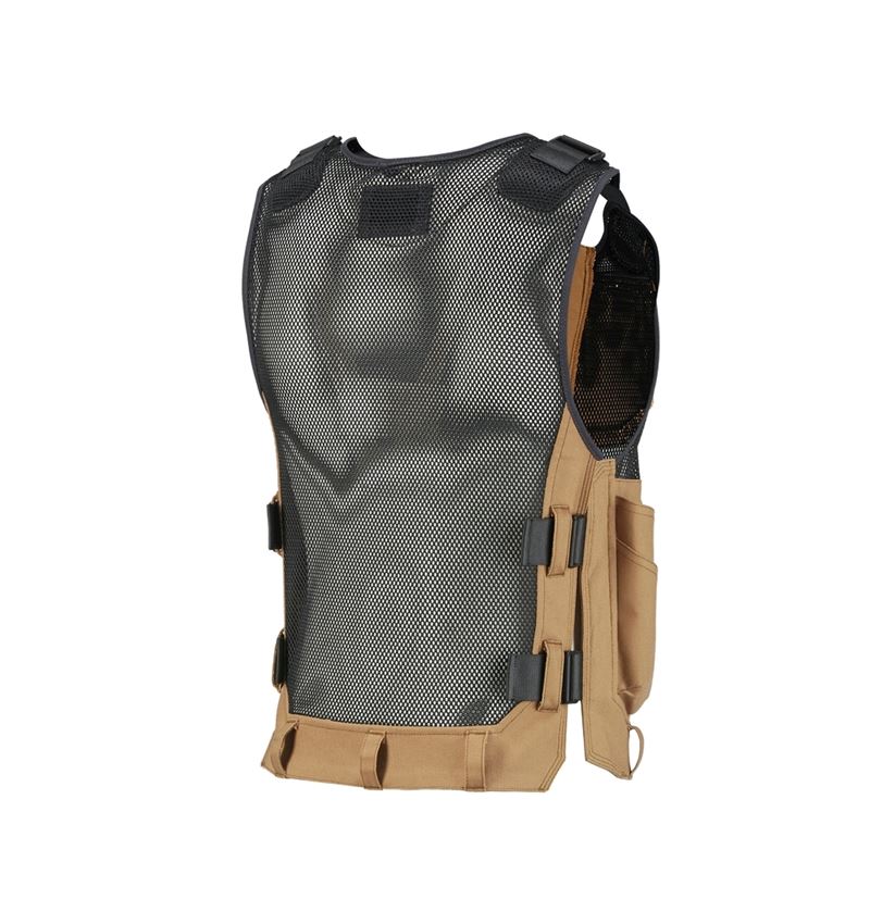 Tool vest e.s.iconic almondbrown/black | Strauss
