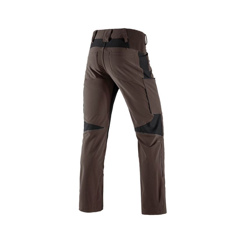 Plumbers / Installers: Cargo trousers e.s.vision stretch, men's + chestnut/black 3