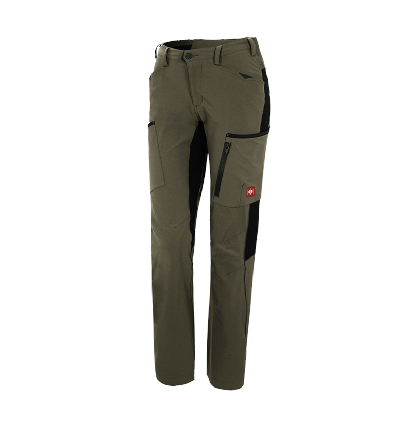 Topics: Cargo trousers e.s.vision stretch, ladies' + moss/black 2