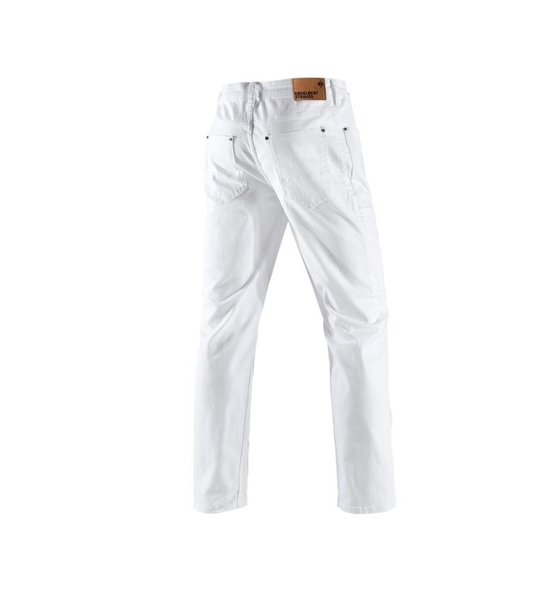Work Trousers: e.s. 7-pocket jeans + white 3