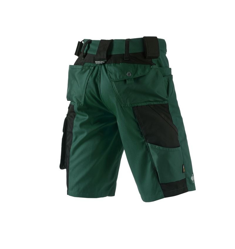 Arbetsbyxor: Shorts e.s.motion + grön/svart 3