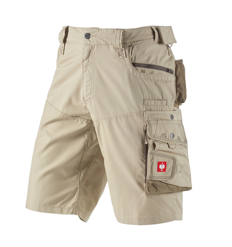 Work Trousers: Shorts e.s.motion Summer + sand/khaki/stone 4